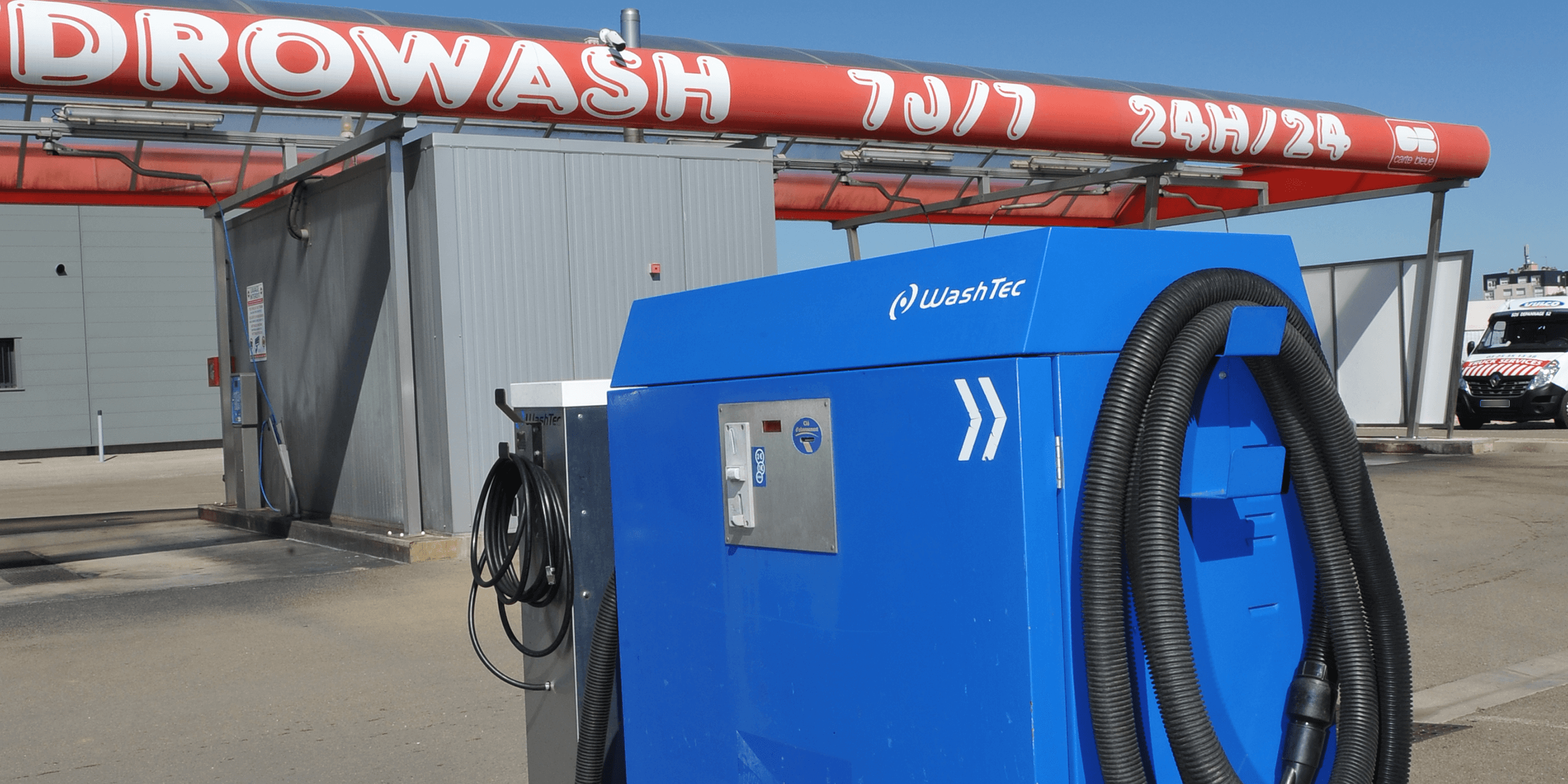 aspirateurs et gonfleurs station de lavage hydrowash hydroflash chaumont